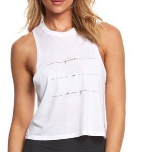 Alo Yoga Flow muscle tee tank top